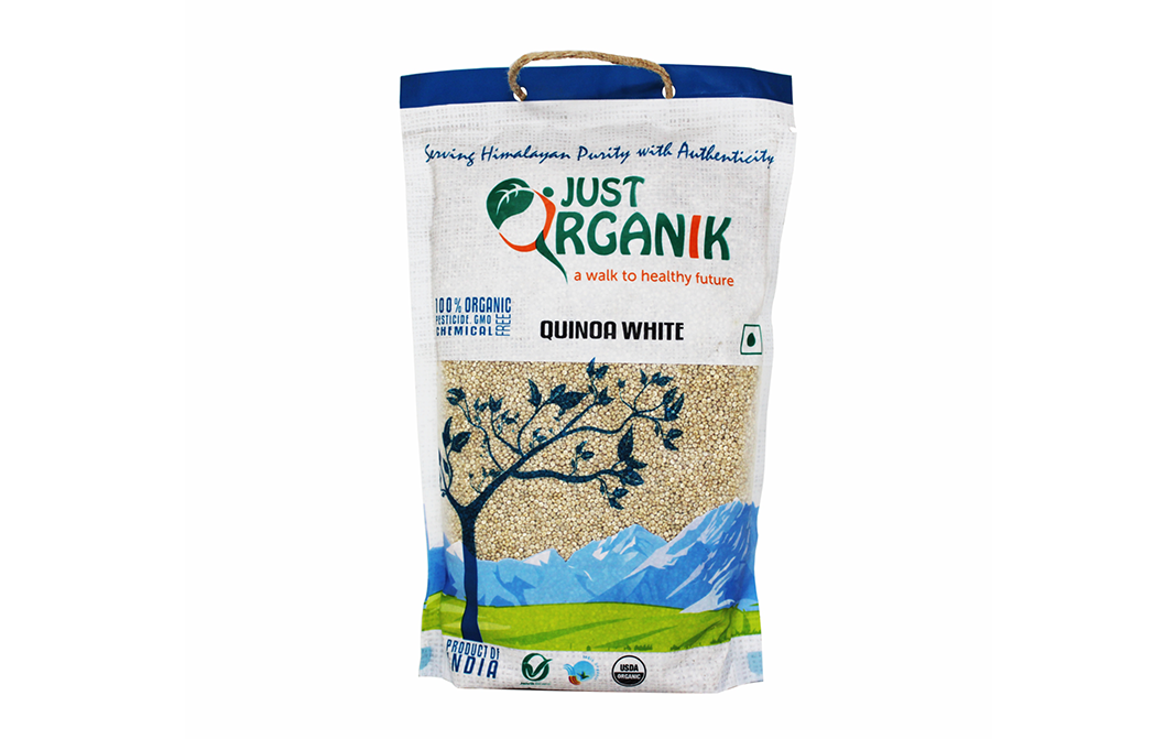 Just Organik Quinoa White   Pack  500 grams